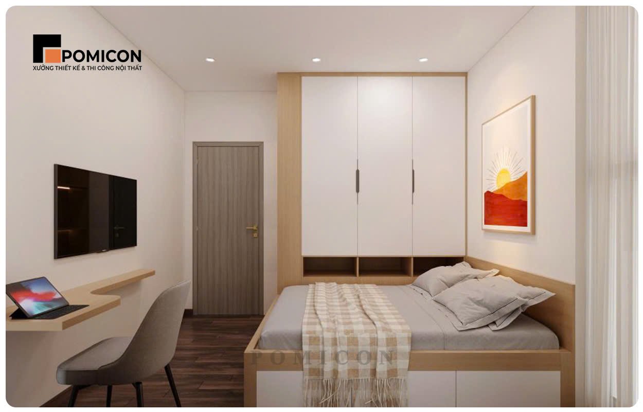 Thiết Kế Thi Công Nội Thất Căn Hộ Chung Cư Becamex Định Hòa Tại Thủ Dầu Một