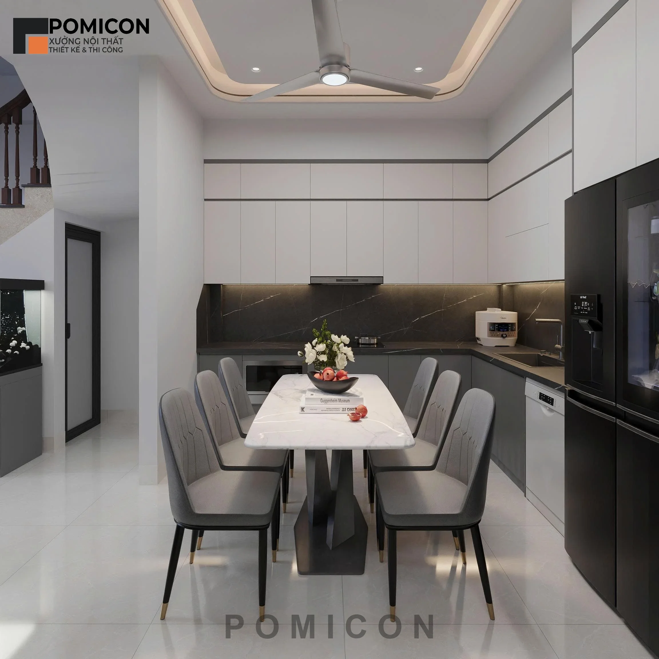 Báo giá thi công nội thất nhà phố Đại Nam Residential Thủ Dầu Một