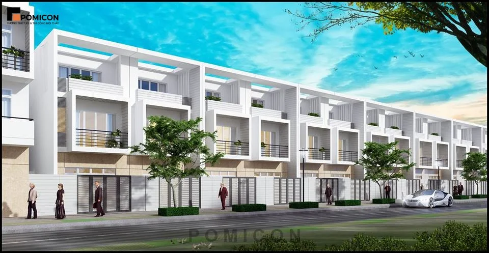 Báo giá thi công nội thất nhà phố Him Lam Phú Đông Dĩ An