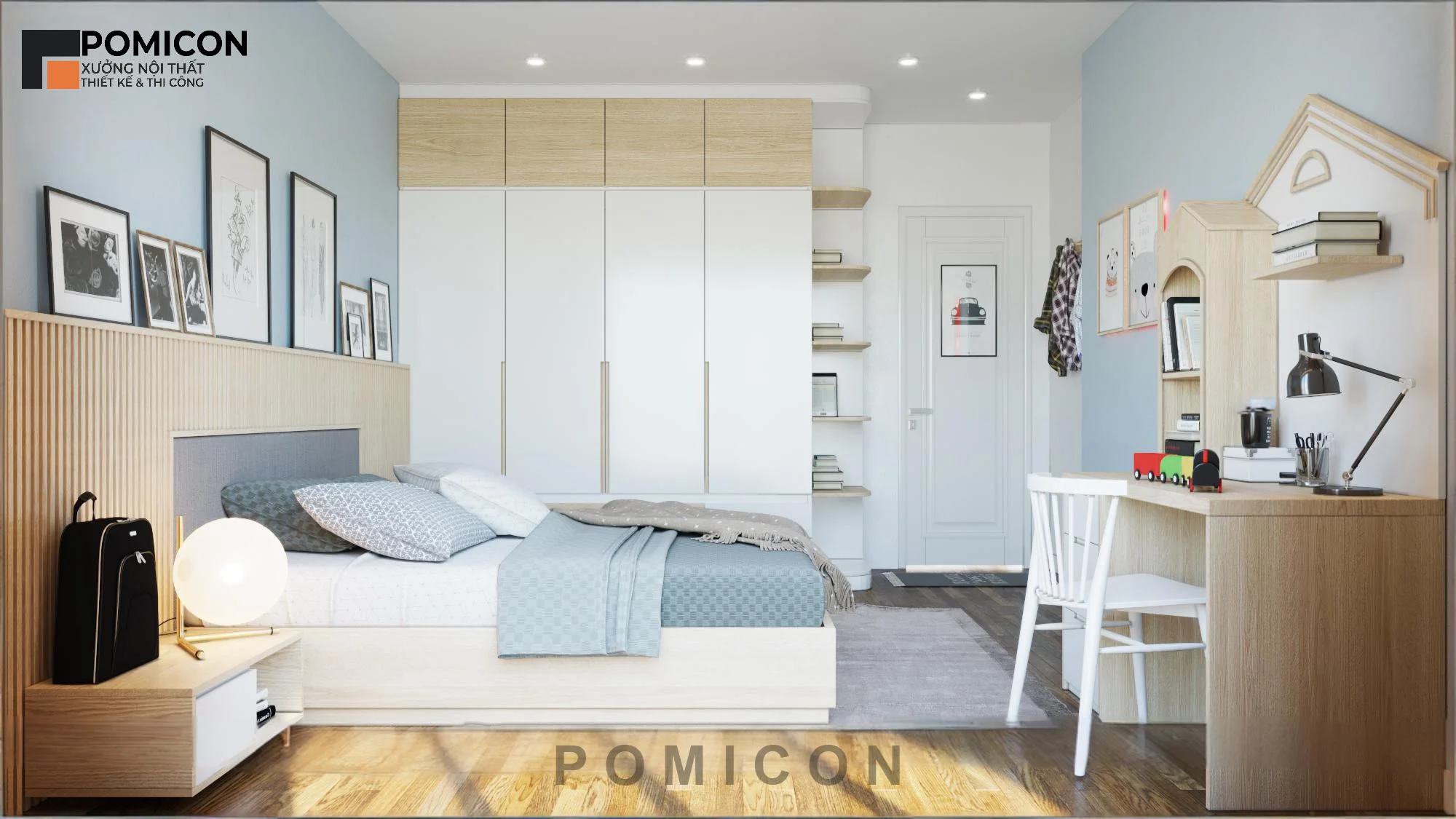 Báo giá thi công nội thất nhà phố KDC Bình Chuẩn 2 Thuận An