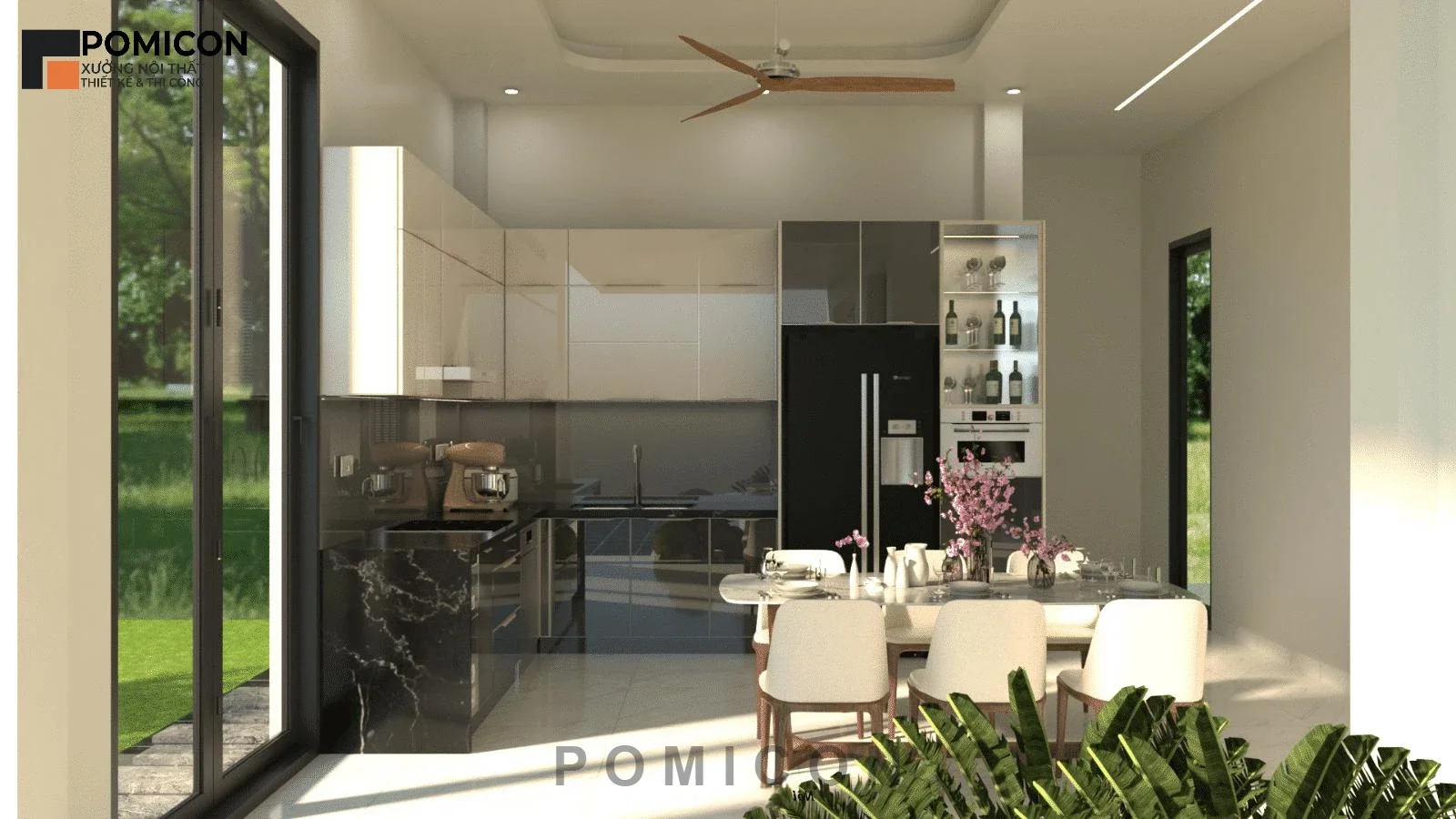 Báo giá thi công nội thất nhà phố Midori Park Thủ Dầu Một