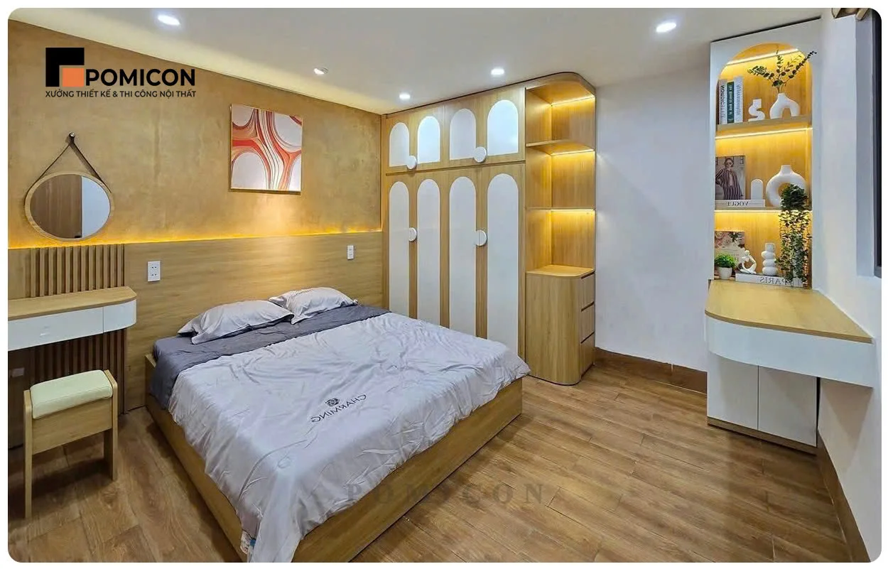 Báo giá thi công nội thất nhà phố Mỹ Phước Golden City Bến Cát