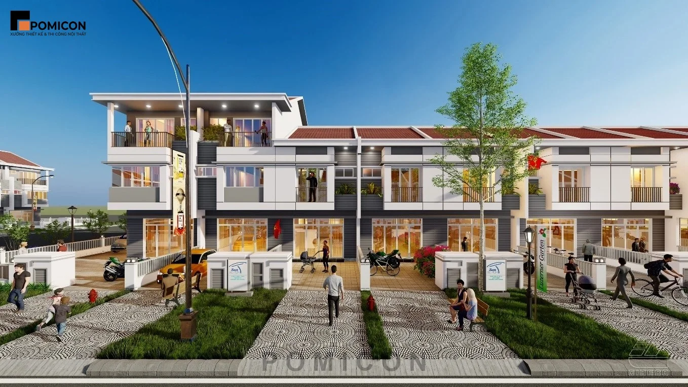 Giải pháp thi công nội thất nhà phố Mỹ Phước sang trọng