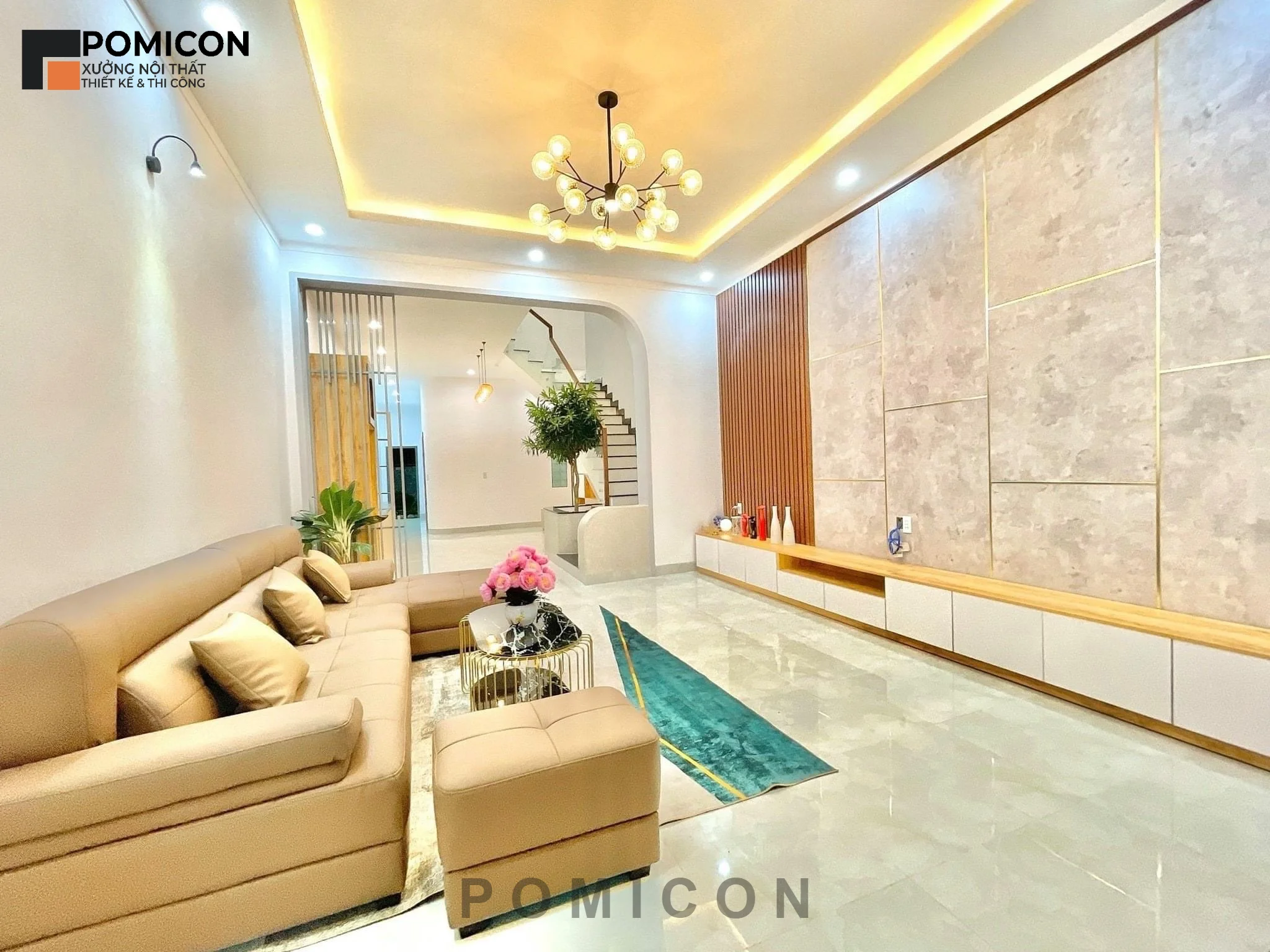 Kinh nghiệm thi công nội thất nhà phố Uni Mall Center Thuận An