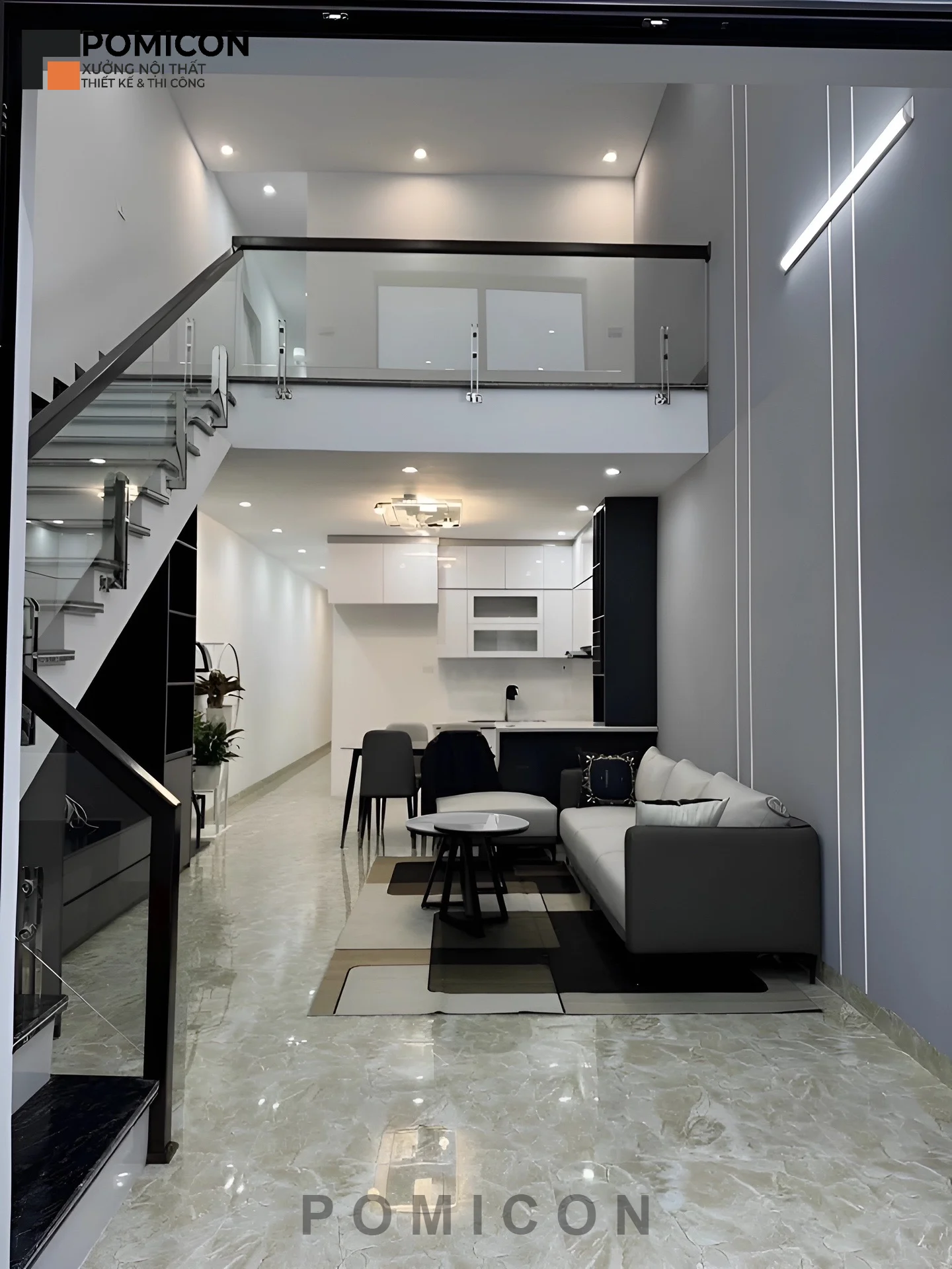 Mẫu nội thất nhà phố KDC Hiệp Thành 3 đẹp và tiện nghi