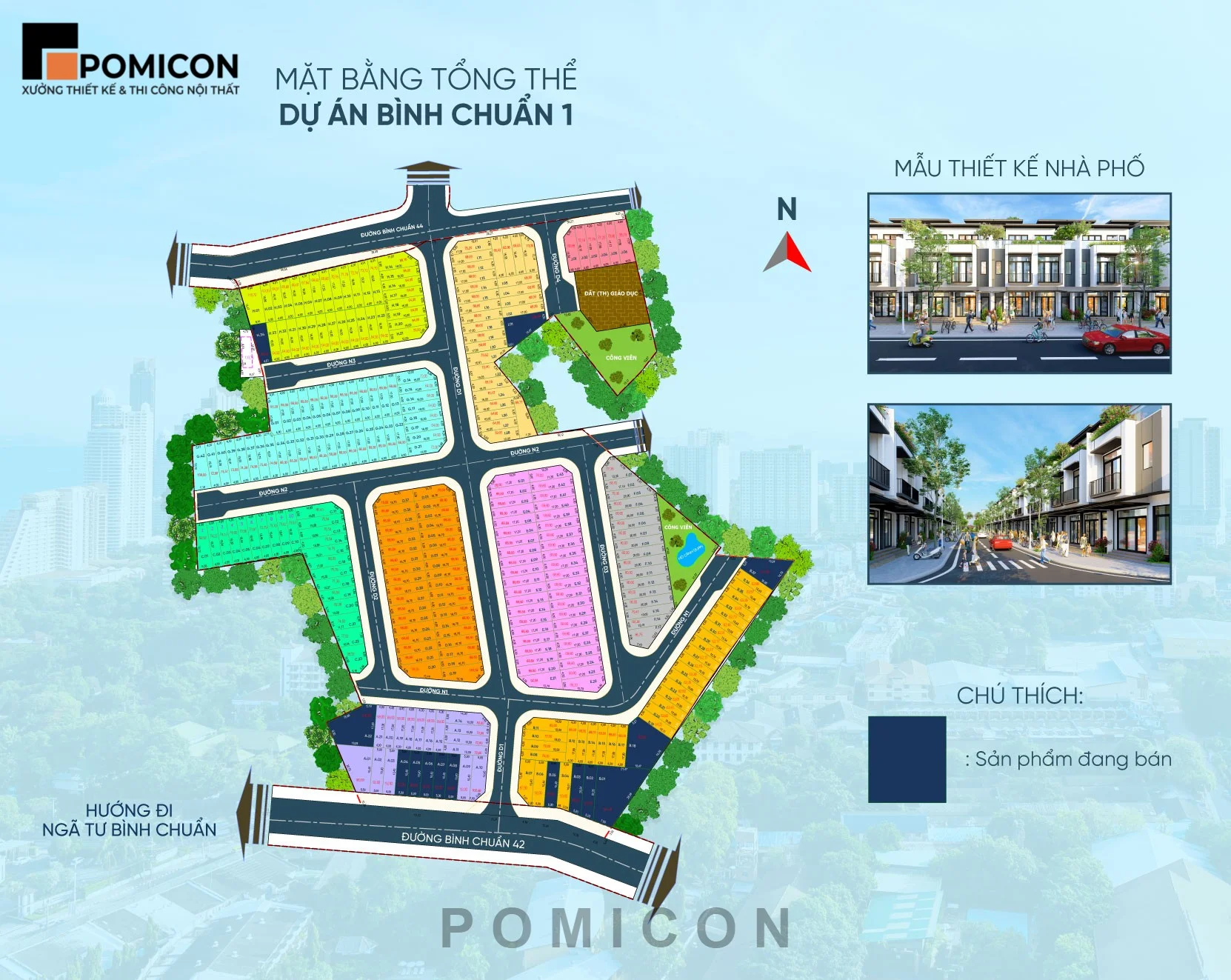 Mẫu thi công nội thất nhà phố KDC Bình Chuẩn 1 Bình Dương đẹp hiện đại