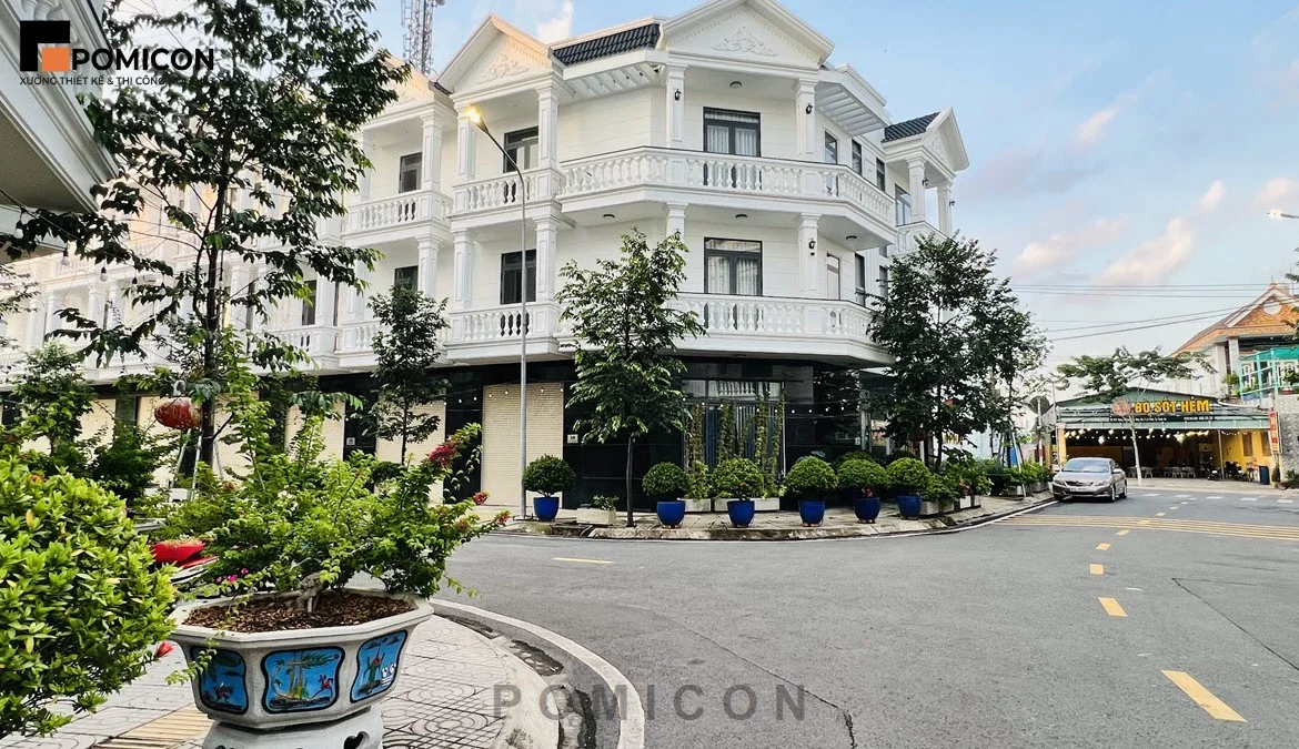 Mẫu thi công nội thất nhà phố nhà ở thương mại An Phát Bình Dương đẹp hiện đại