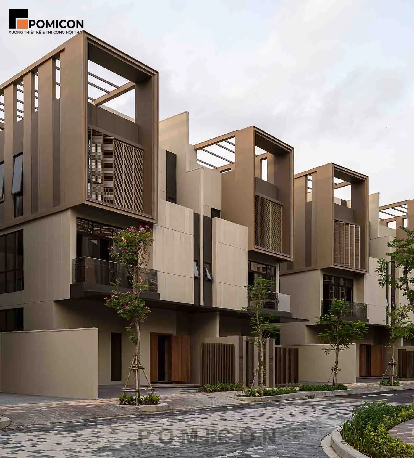 Mẫu thi công nội thất nhà phố Sycamore – The Orchard Bình Dương đẹp hiện đại