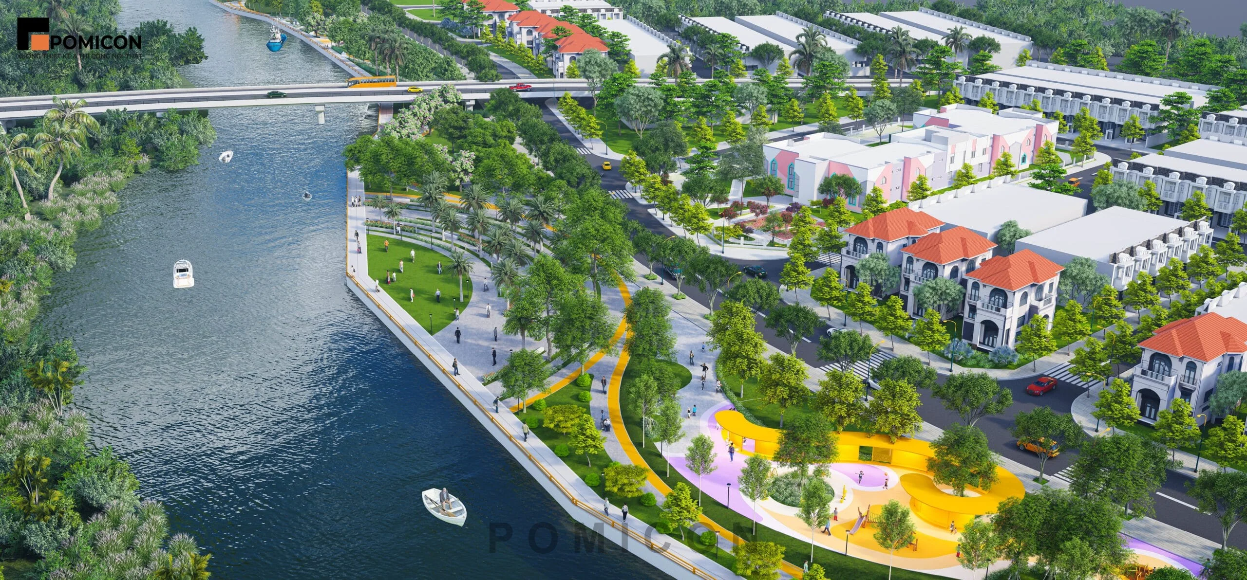 Mẫu thiết kế nội thất Mega City sang trọng