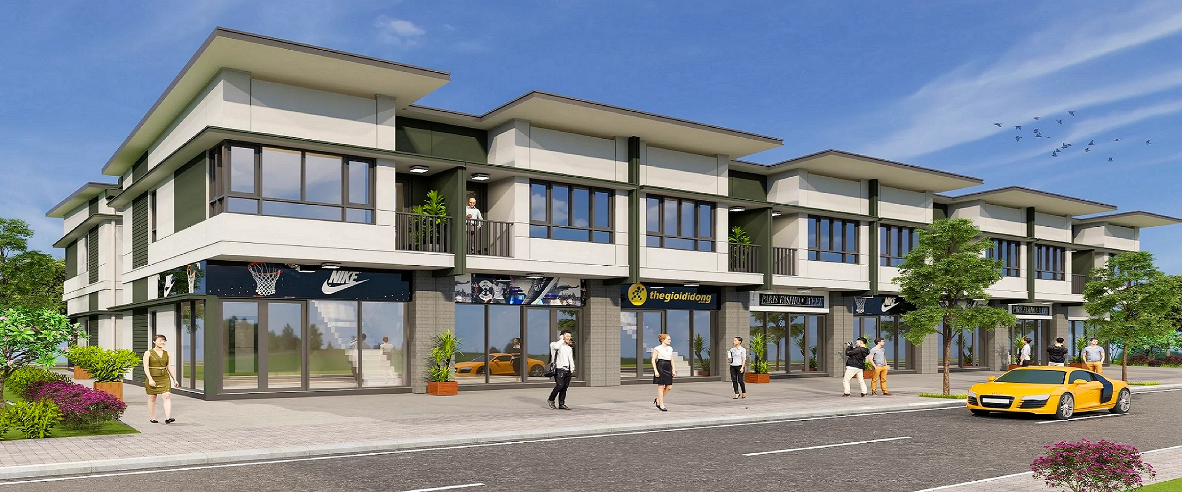 Mẫu thiết kế nội thất The Oasis City sang trọng