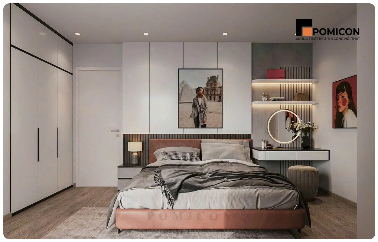 Thi công nội thất nhà phố An Phú Residence tại Thuận An tối ưu không gian