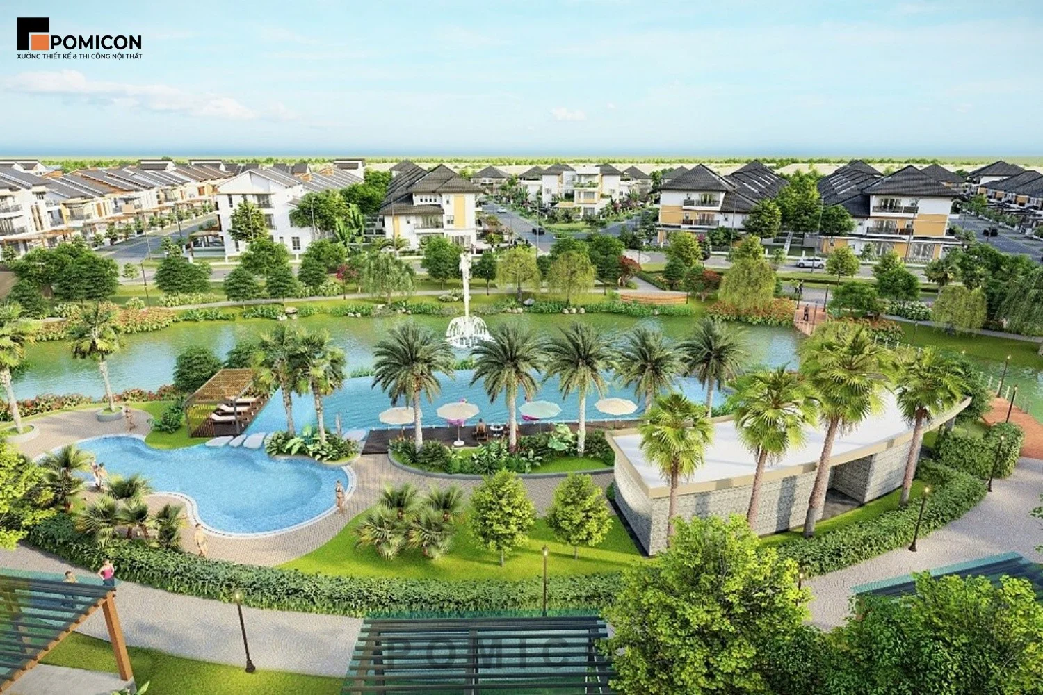 Thi công nội thất nhà phố Ecolakes Mỹ Phước tại Bến Cát tối ưu không gian