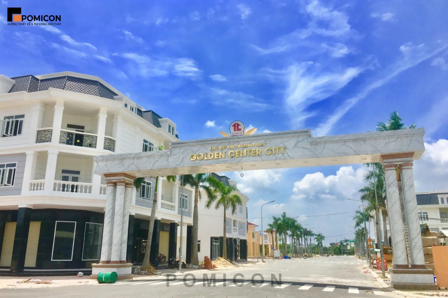 Thi công nội thất nhà phố Golden Center City Bến Cát trọn gói