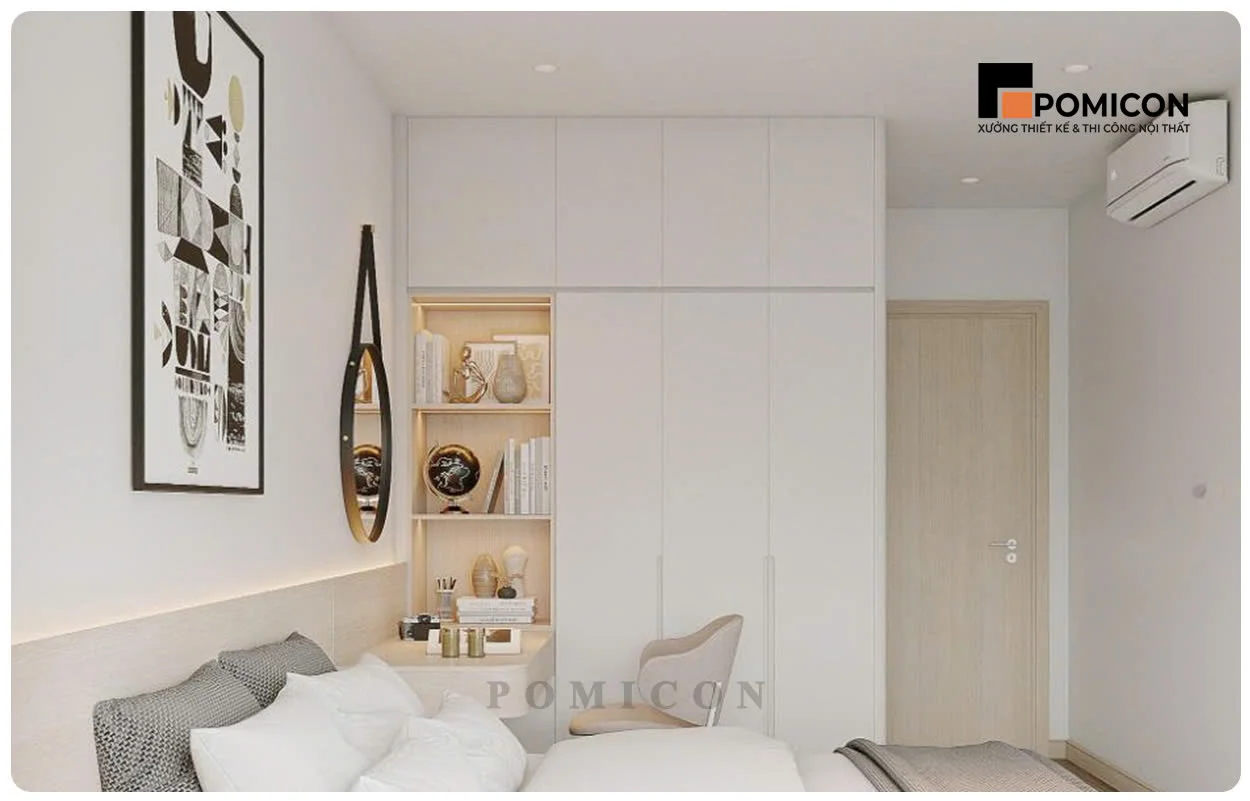 Thi công nội thất nhà phố Golden Town tại Bàu Bàng tối ưu không gian