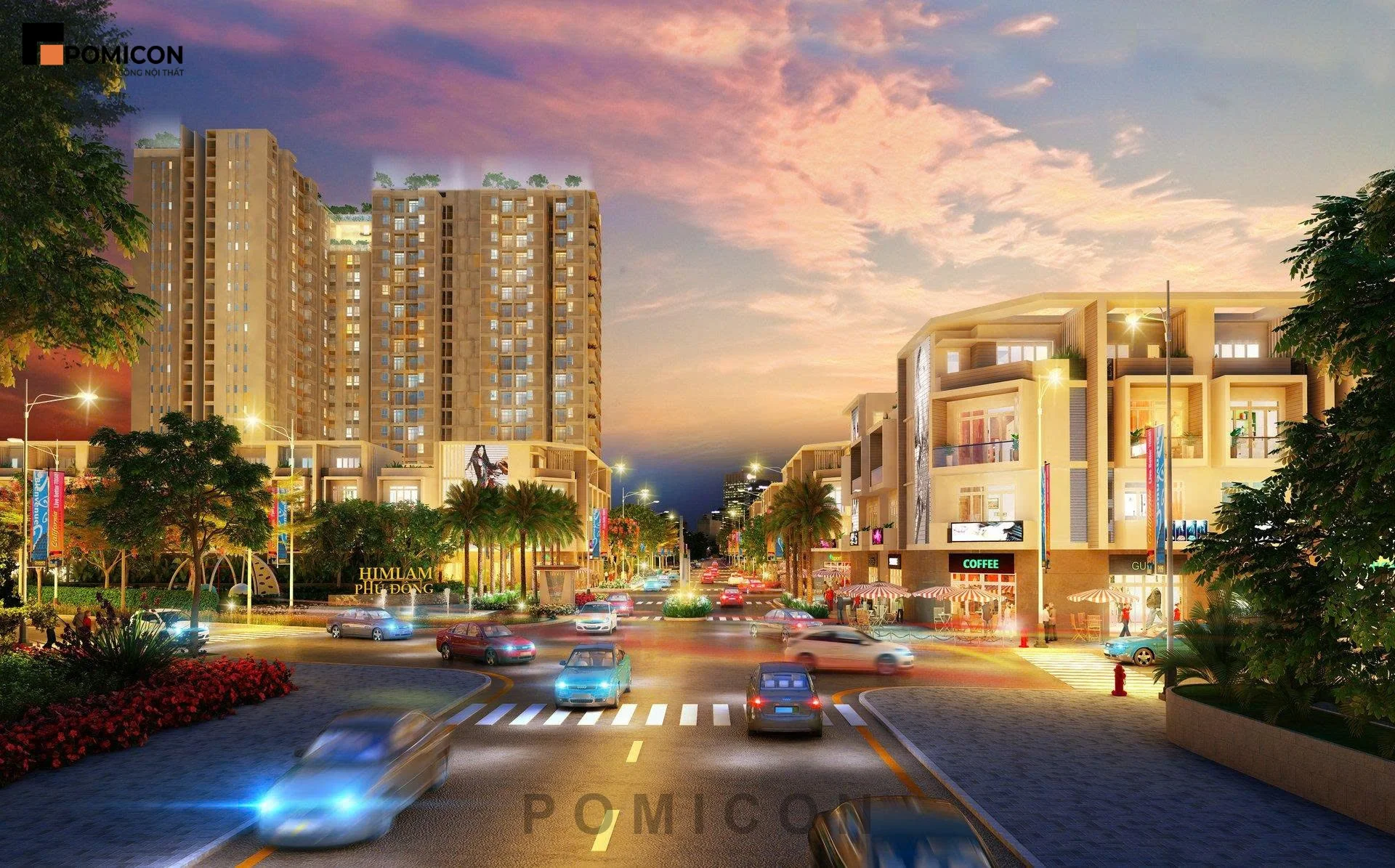 Thi công nội thất nhà phố Him Lam Phú Đông tại Dĩ An tối ưu không gian