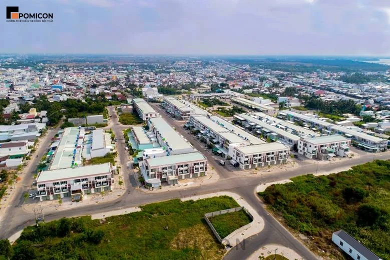 Thi công nội thất nhà phố KDC An Bình phong cách hiện đại