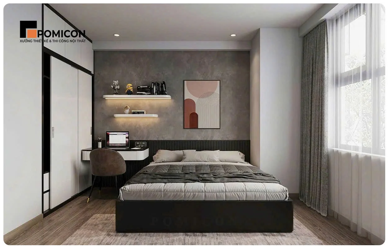 Thi công nội thất nhà phố KDC Bình Chuẩn 1 Thuận An trọn gói