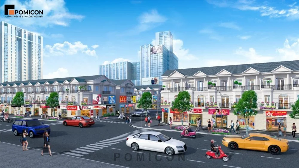 Thi công nội thất nhà phố KDC Phú Mỹ Thủ Dầu Một trọn gói