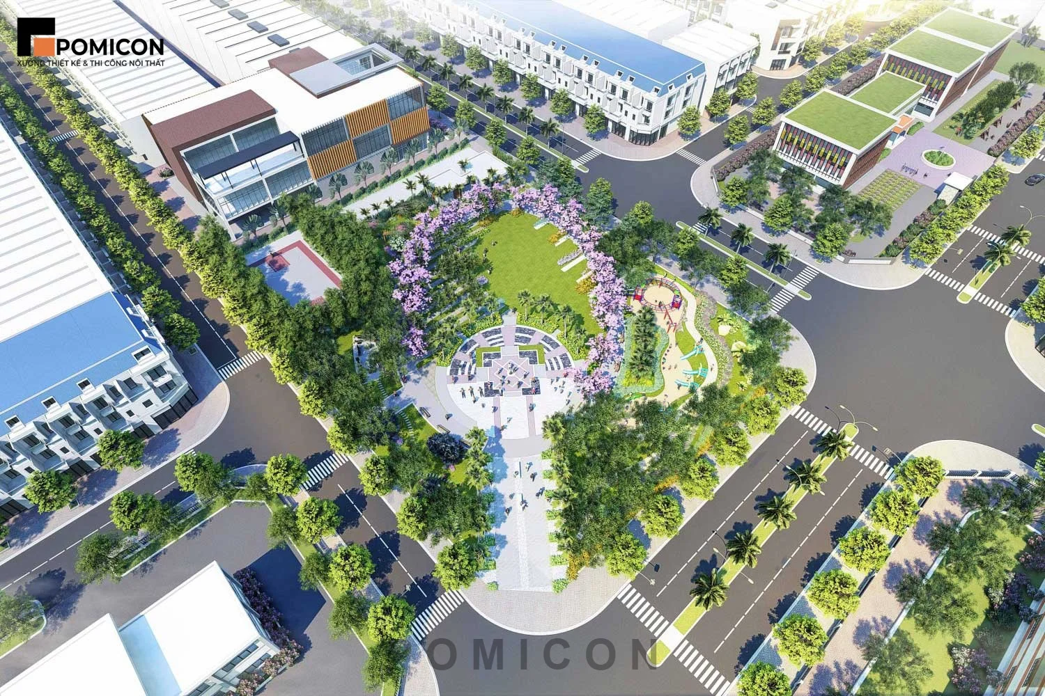 Thi công nội thất nhà phố Lai Uyên Residence tại Bàu Bàng tối ưu không gian