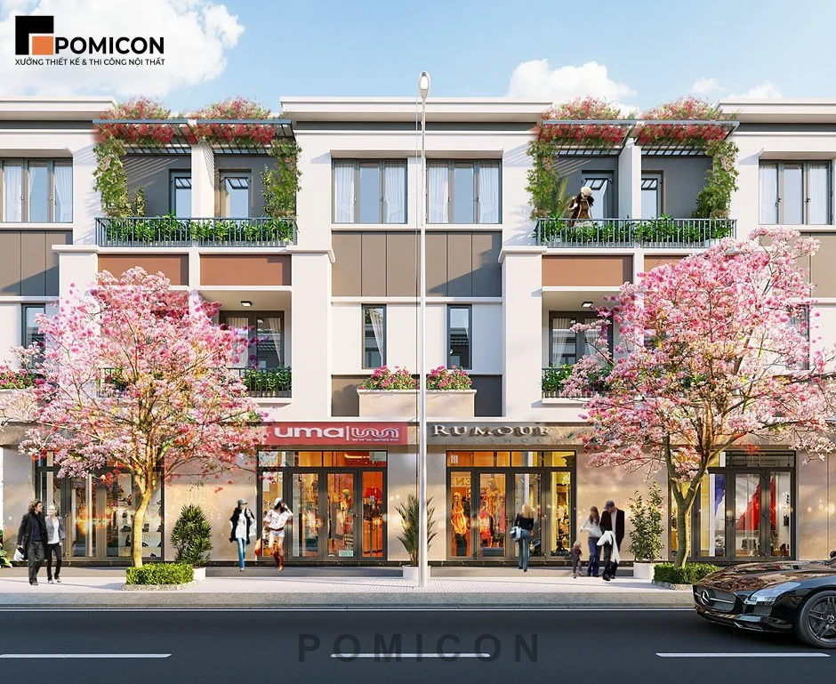 Thi công nội thất nhà phố Lavela Garden Thuận An trọn gói