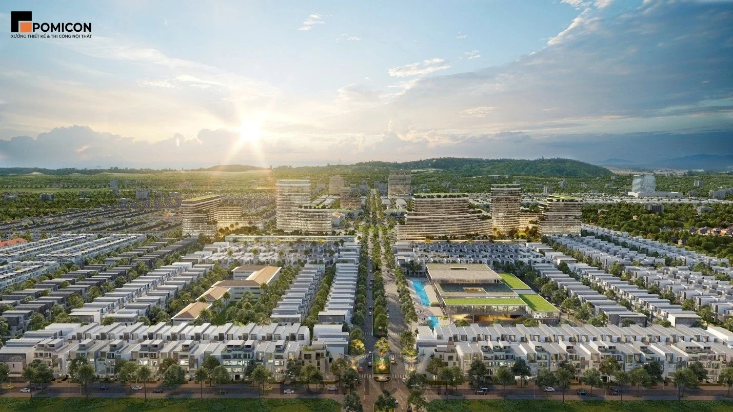 Thi công nội thất nhà phố Mega City tại Bến Cát tối ưu không gian