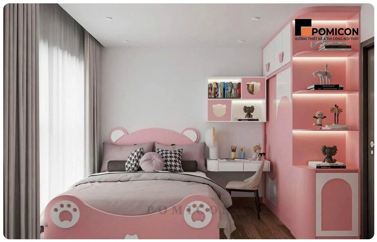 Thi công nội thất nhà phố Mỹ Phước tại Bến Cát tối ưu không gian