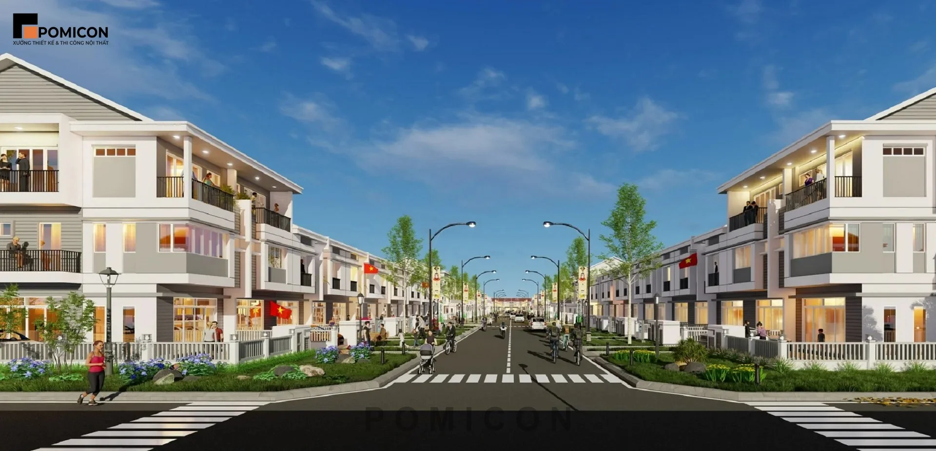 Thi công nội thất nhà phố Mỹ Phước tại Bến Cát tối ưu không gian