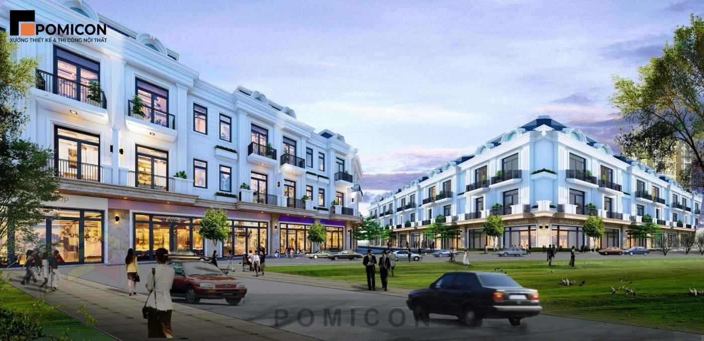 Thi công nội thất nhà phố Thuận An Land tối ưu không gian sống