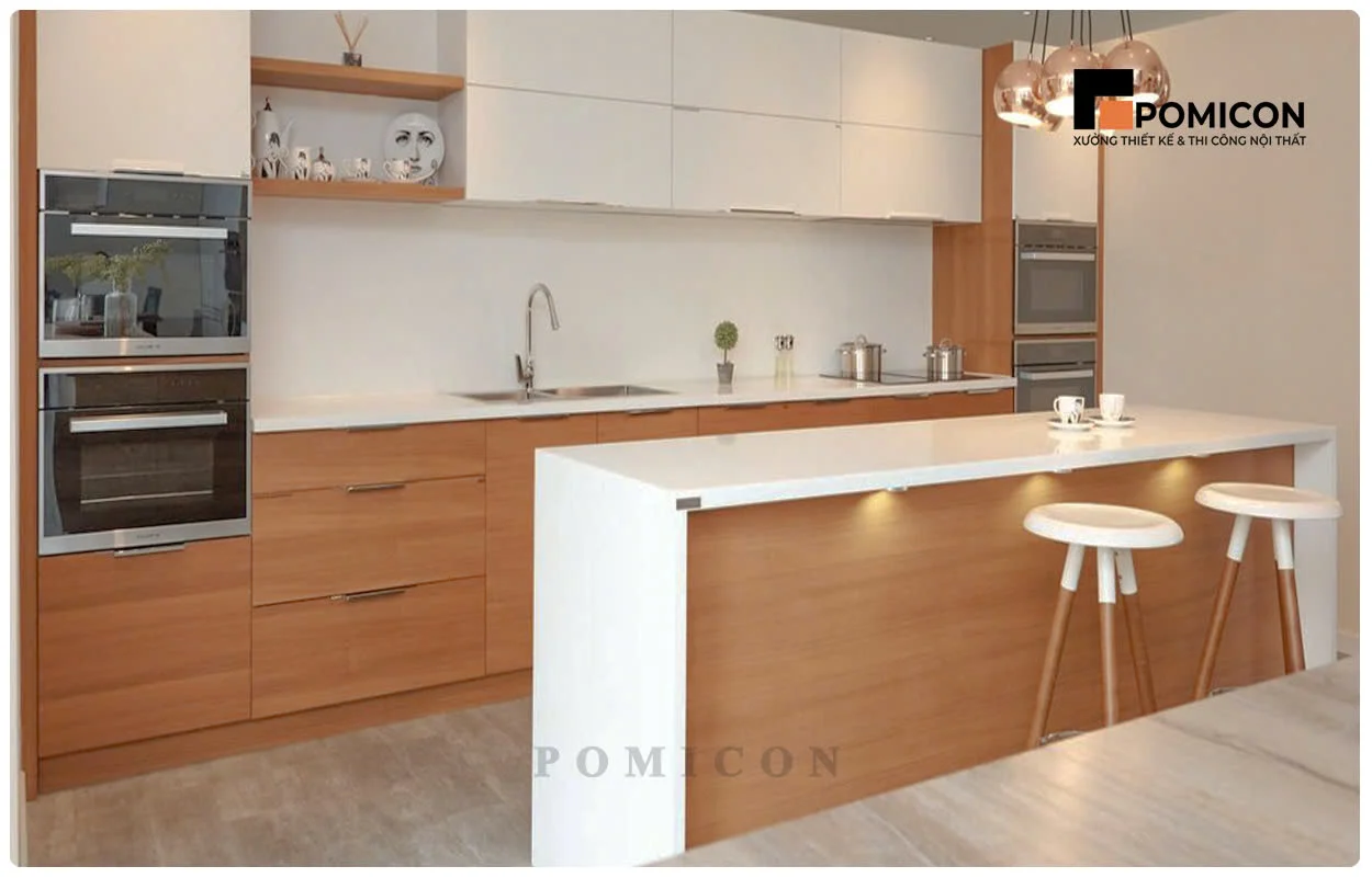 Thi Công Nội Thất Phòng Khách Nhà Phố Nam Tân Uyên Residence tại Tân Uyên