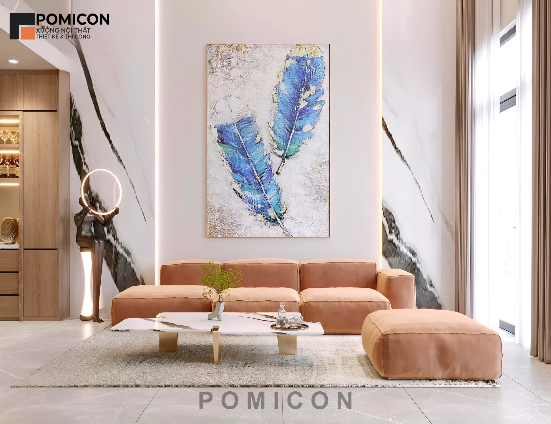 Thi công nội thất trọn gói nhà phố Lai Uyên Residence Bình Dương