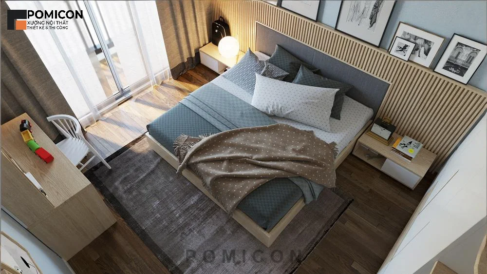 Thi công nội thất trọn gói nhà phố Mỹ Phước Golden City Bình Dương