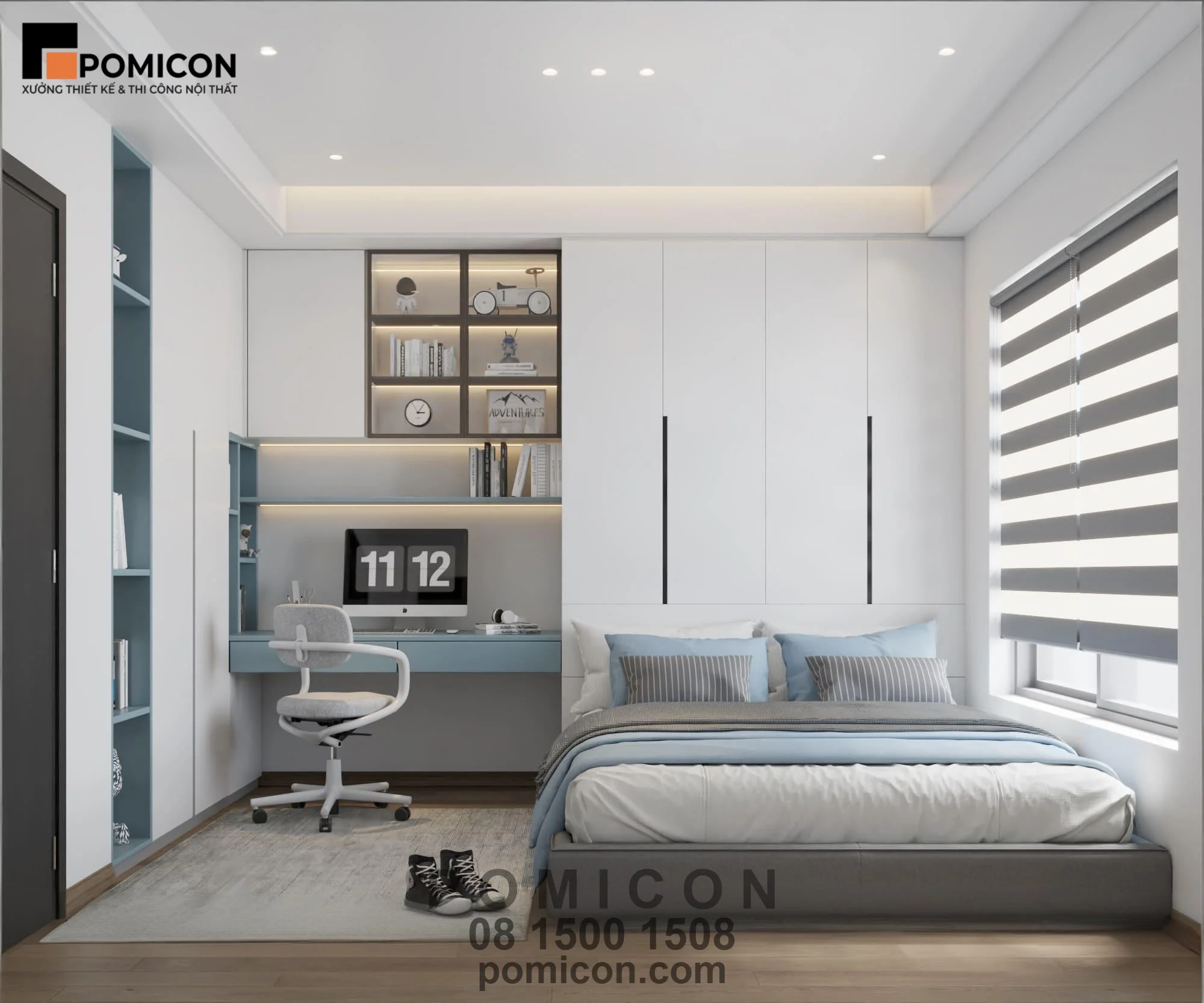 Thiết kế nội thất Bcons Eden Park tại Dĩ An tối ưu không gian