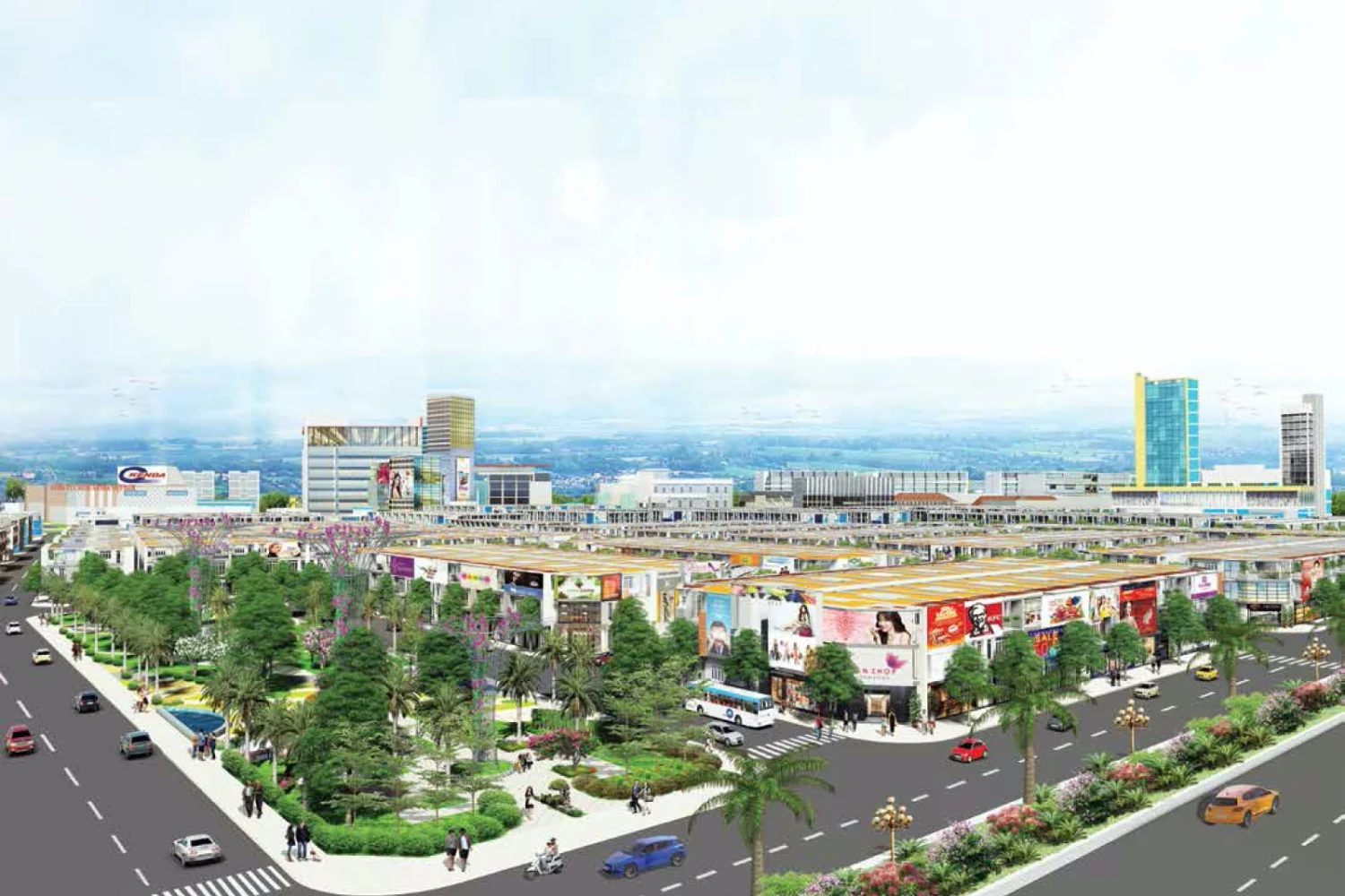 Thiết kế nội thất Golden Center City tại Bến Cát tối ưu không gian