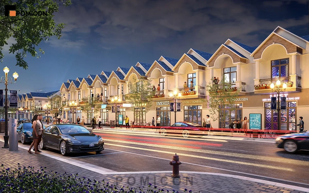 Thiết kế nội thất Golden Town Bàu Bàng đẹp hiện đại