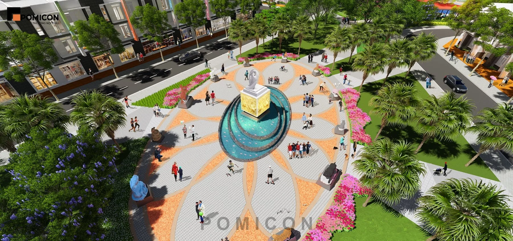 Thiết kế nội thất Mega City Bến Cát đẹp hiện đại