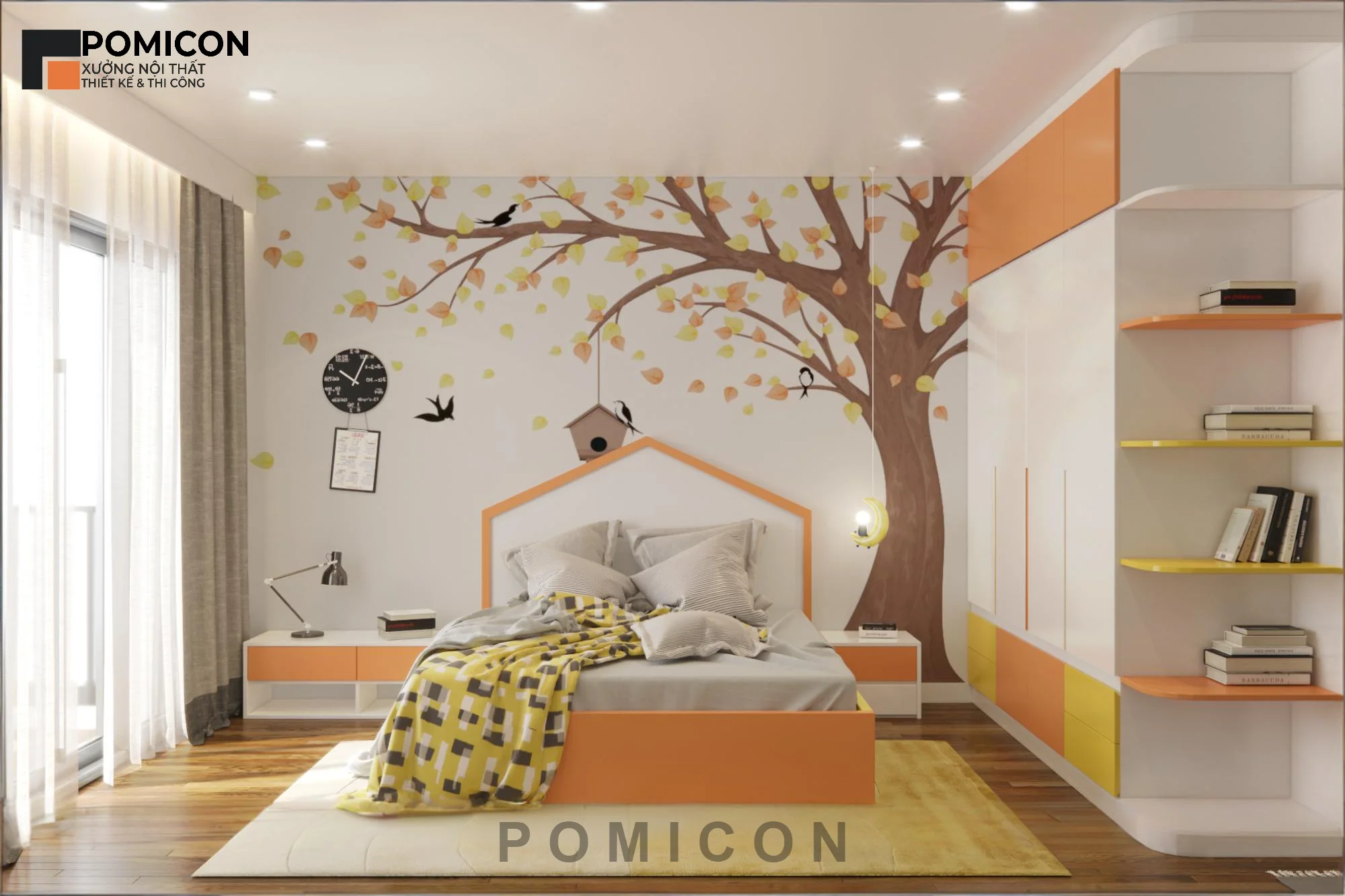 Thiết kế nội thất nhà phố Việt Sing Phú Chánh Bình Dương chuẩn công năng