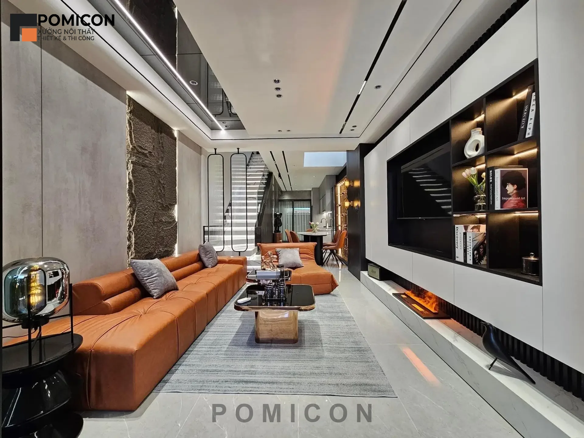 Top mẫu thi công nội thất nhà phố Thành phố mới Bình Dương đẹp nhất