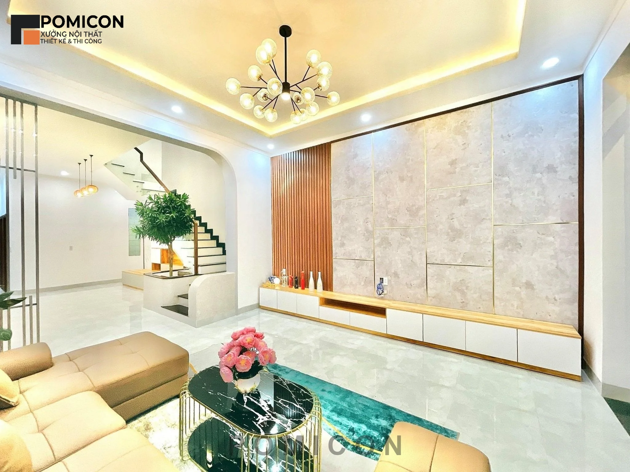 Xu hướng thiết kế nội thất nhà phố Việt Sing Phú Chánh đẹp 2025