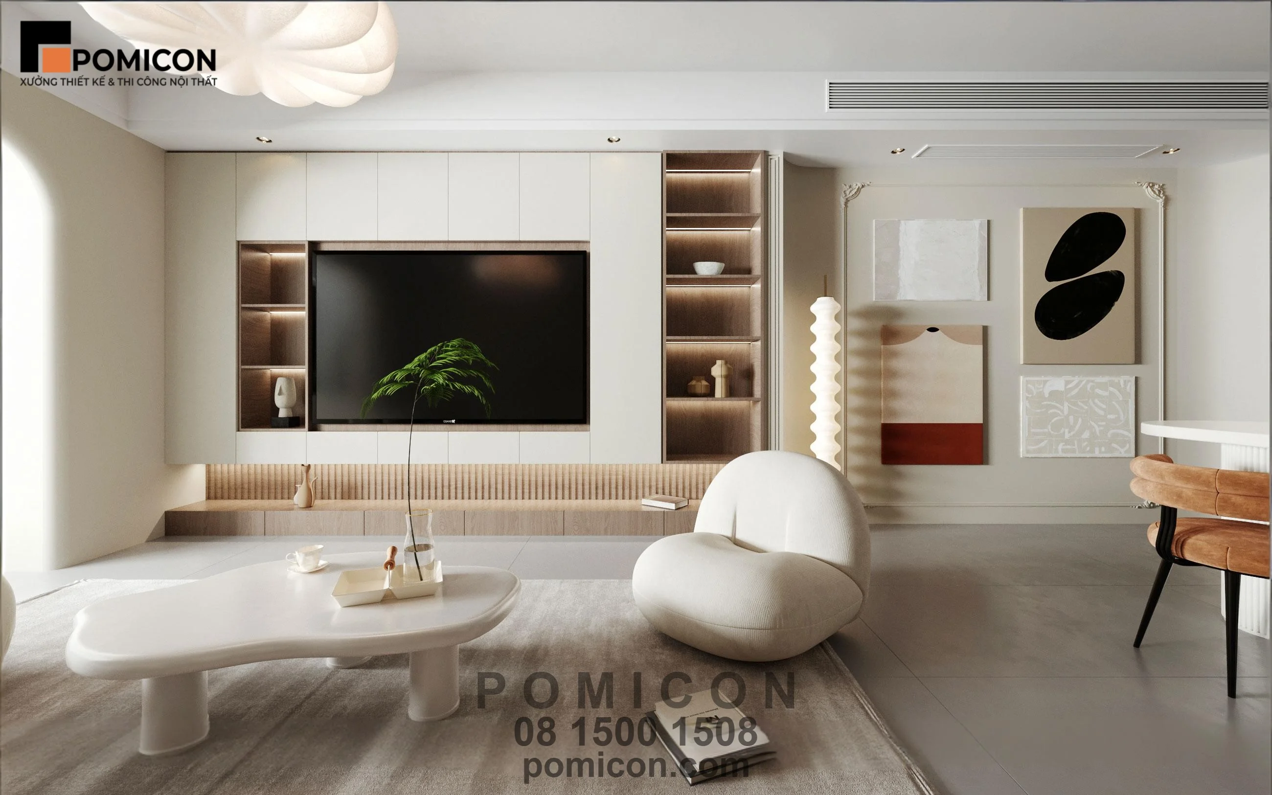 Ý tưởng thiết kế nội thất KDC Đông Hòa phong cách hiện đại