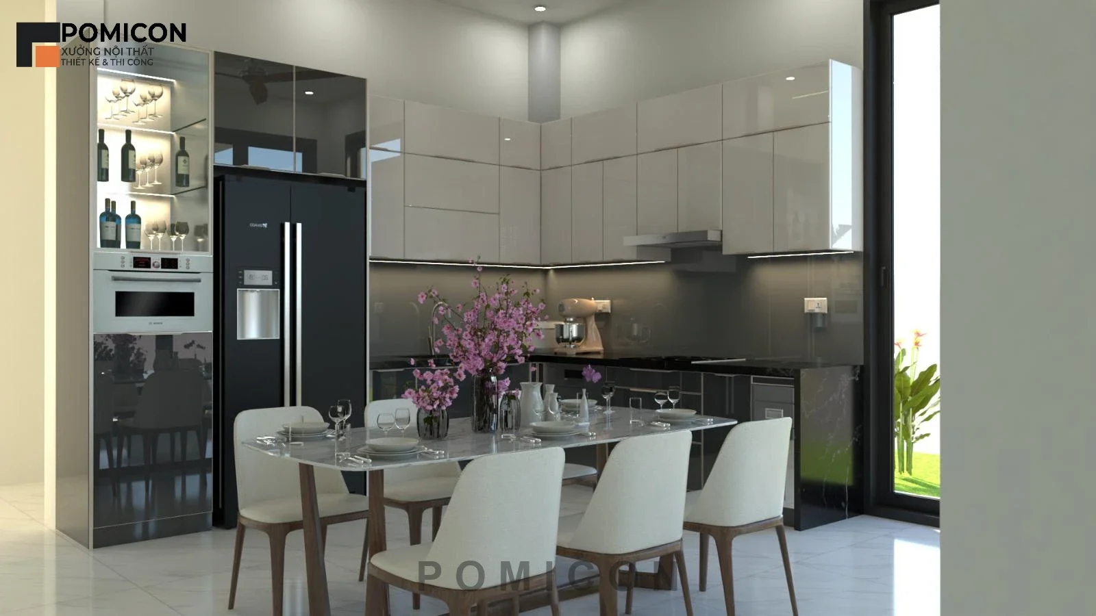 Công ty thiết kế nội thất Đại Nam Residential đẹp, hiện đại