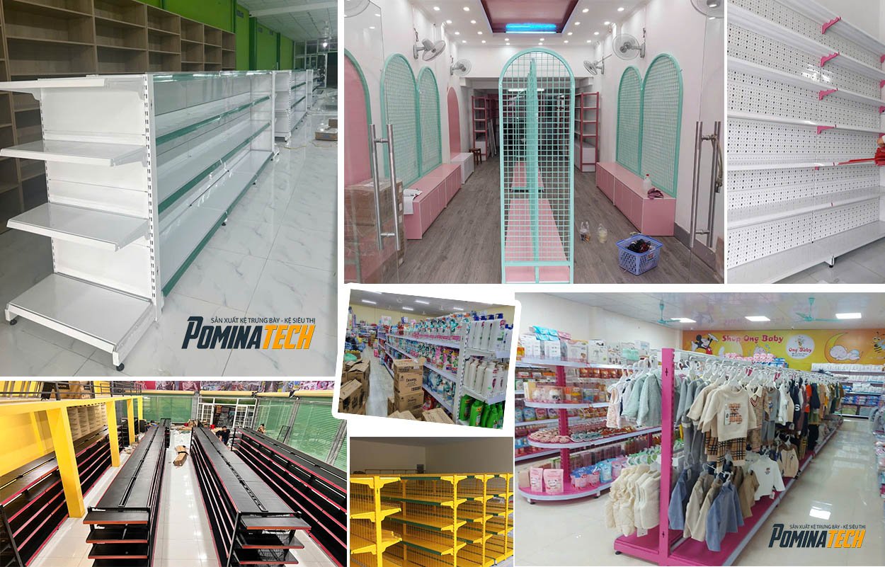 Công Ty POMINATECH – Chuyên kệ siêu thị, kệ trưng bày với 13 năm kinh nghiệm