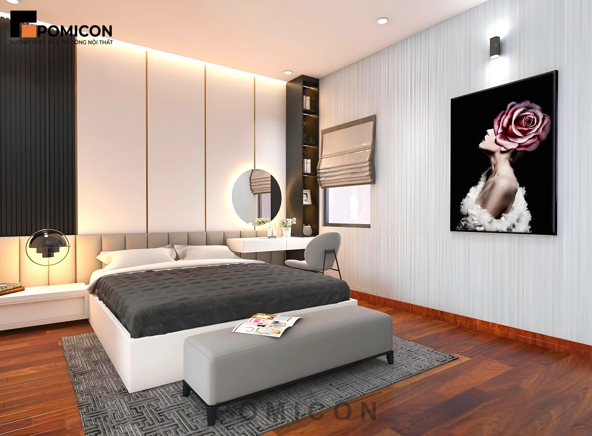 Mẫu thiết kế nội thất Takara Residence sang trọng