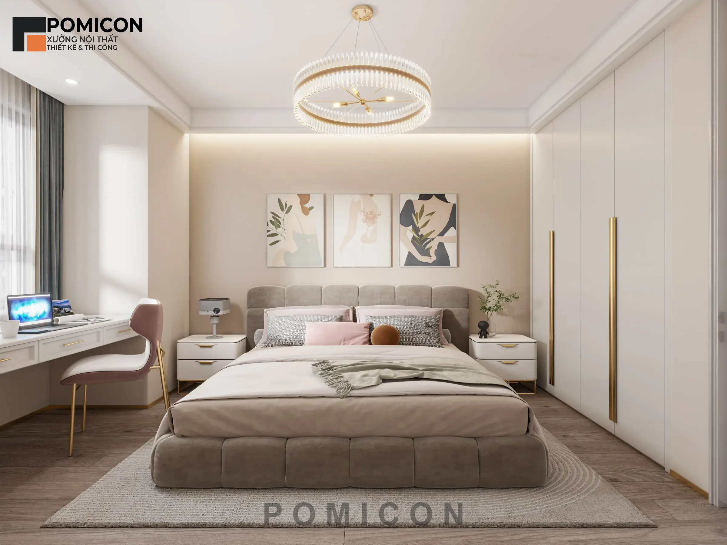Đơn vị thiết kế nội thất uy tín tại Takara Residence Tân Uyên trọn gói