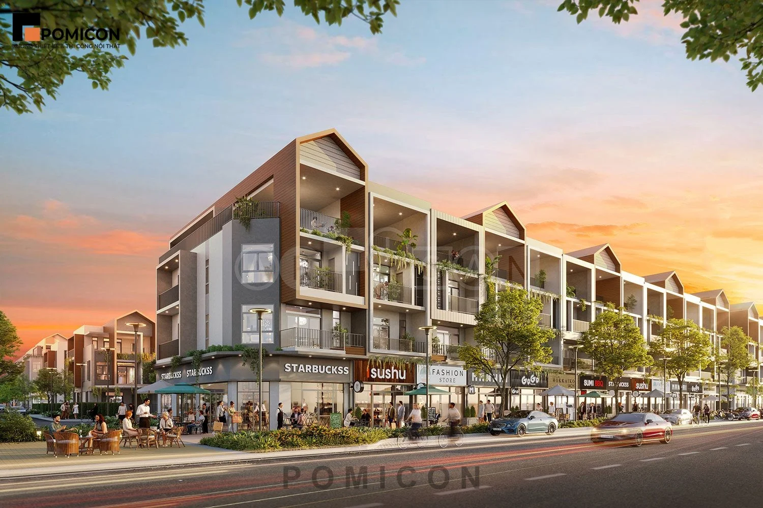 Thiết kế nội thất Artisan Park Thủ Dầu Một đẹp hiện đại