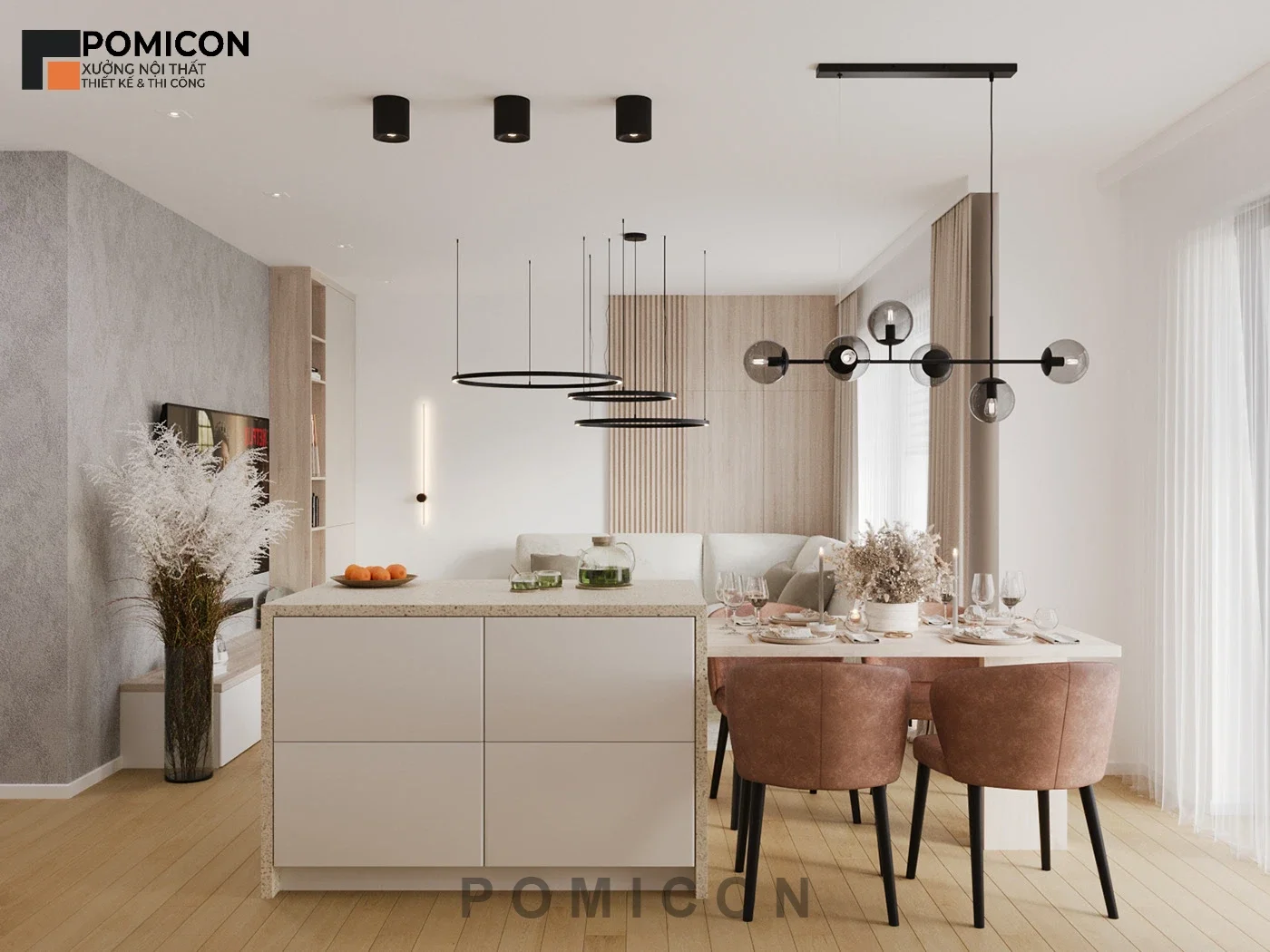 Thiết kế nội thất Bình Chuẩn 2 tại Thuận An tối ưu không gian