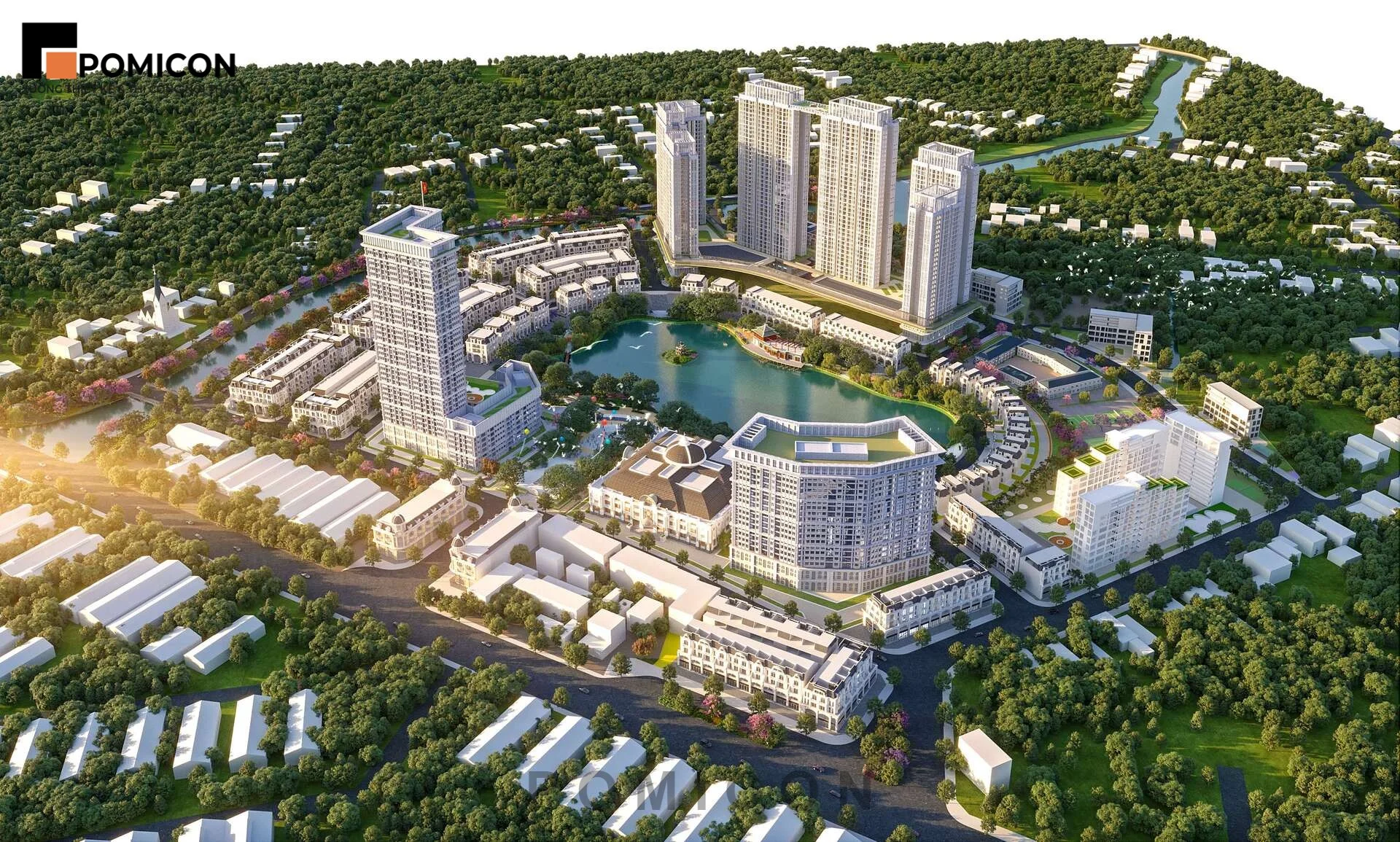 Thiết kế nội thất Hồ Gươm Xanh Thuận An đẹp hiện đại