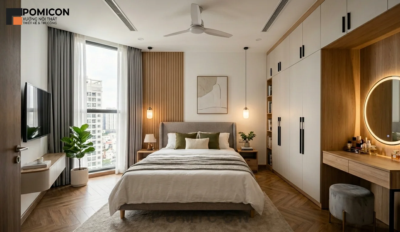 Thiết kế nội thất KDC Phú Lợi Thủ Dầu Một đẹp hiện đại