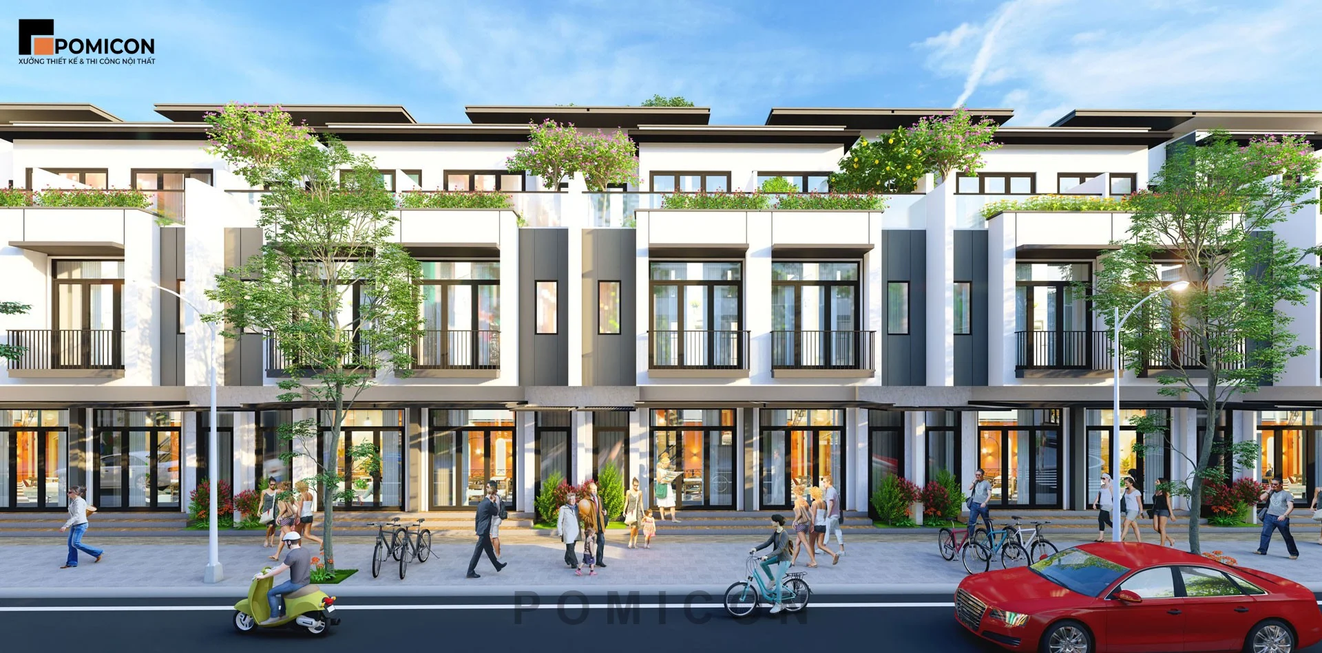 Thiết kế nội thất KDC Tân Đông Hiệp Dĩ An đẹp hiện đại