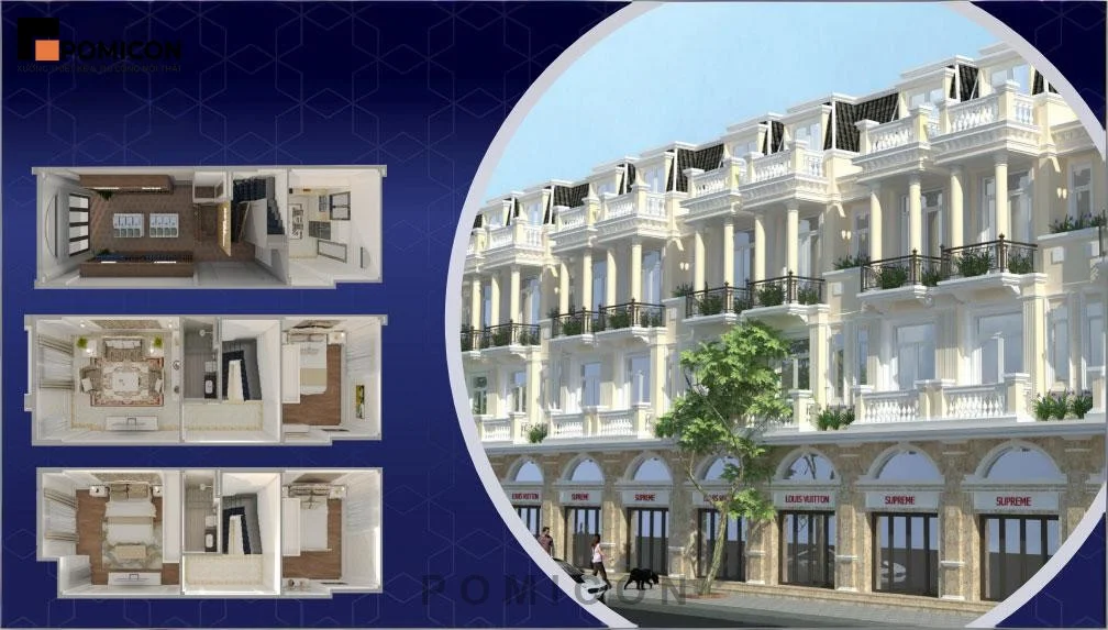 Thiết kế nội thất Lộc Phát Residence tại Thuận An tối ưu không gian