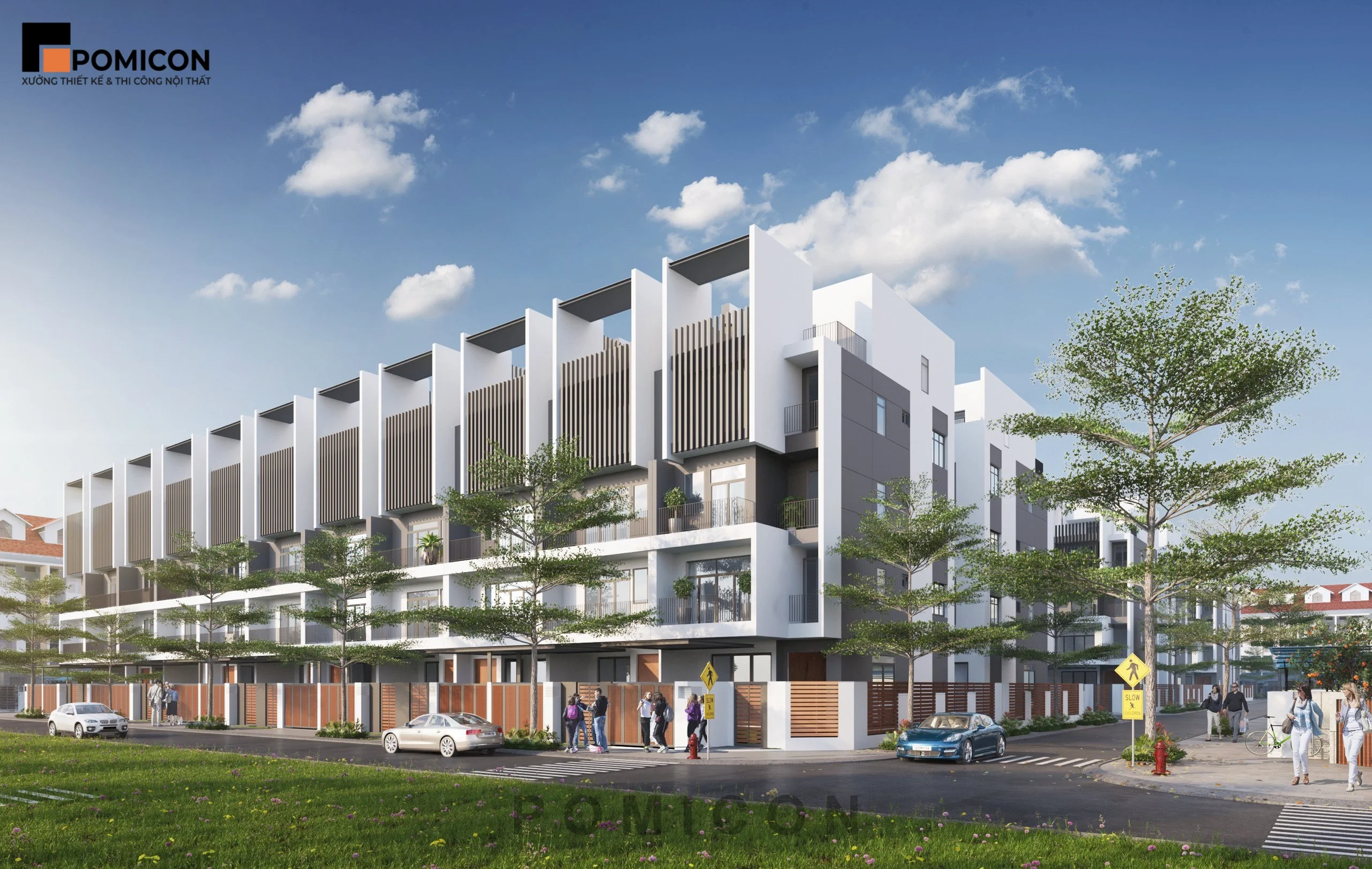 Thiết kế nội thất Midori Park tại Thủ Dầu Một tối ưu không gian